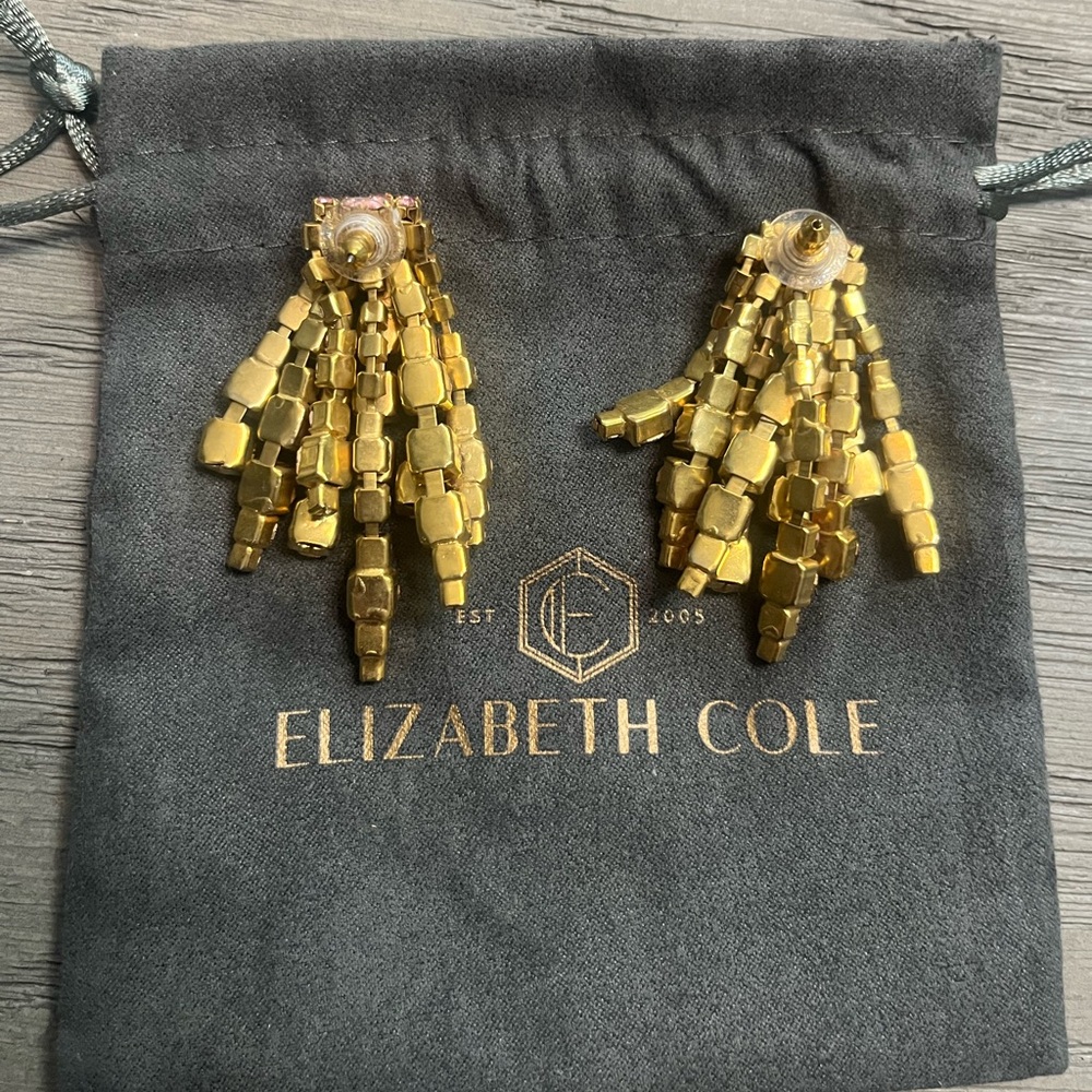 Elizabeth Cole Bette Earrings in Pink - Picture 5 of 7